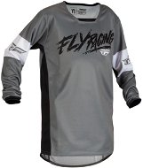Fly Racing dres Kinetic Khaos, 2023 dětské šedá/černá/bílá YL - Motokrosový dres