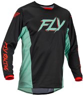 Fly Racing dres Kinetic S.E. Rave, 2023 černá/zelená/červená  - Motocross Jersey