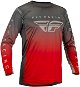 Fly Racing dres Lite, 2023 červená/šedá XL - Motocross Jersey