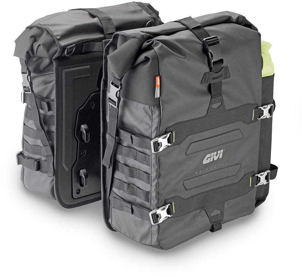 Givi GRT709 vízálló oldaltáskák fekete 2×35l, Gravel-T sorozat PLX csomagtartókhoz