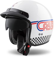 Cassidaa Oxygen Rondo, bílá perleť/červená/modrá/černá - Scooter Helmet
