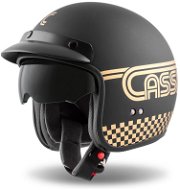 Cassidaa Oxygen Rondo, černá matná/zlatá, velikost 2XL - Scooter Helmet