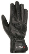 A-PRO BRONX black leather motorcycle gloves XL - Motorcycle Gloves