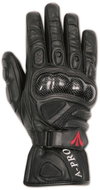 A-PRO SPOT GU-SP - black leather motorcycle gloves XL - Motorcycle Gloves