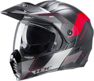 HJC C80 ROX MC1SF červená silniční enduro výklopná přilba,S - Motorbike Helmet