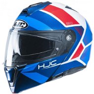 HJC i90 HOLLEN MC21 modrá silniční výklopná přilba,S - Motorbike Helmet