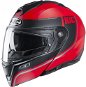 Motorbike Helmet HJC i90 DAVAN MC1SF červená silniční výklopná přilba,M - Helma na motorku