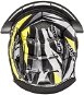 CASSIDA klobouk interieru pro přilby Cross Pro II, žlutá fluo/černá/bílá/šedá, vel. S - Helmet Liner