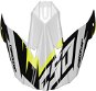 CASSIDA kšilt pro přilby Cross Cup Two, bílý/žlutý fluo/černý/šedý - Helmet Shield