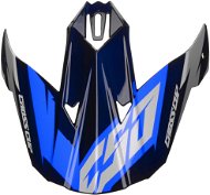 CASSIDA kšilt pro přilby Cross Cup Two, modrý/bílý/černý - Helmet Shield