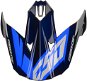 CASSIDA kšilt pro přilby Cross Cup Two, modrý/bílý/černý - Helmet Shield