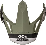 CASSIDA kšilt pro přilby Tour Spectre, zelená matná/šedá/černá - Helmet Shield