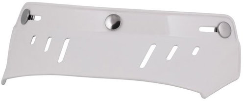 CASSIDA Oxygen flat visor, white, snap buttons - Helmet Peak - Main image
