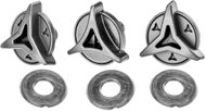CASSIDA visor screws for Cross Pro 2 helmets, black, 2pcs ALU alloy/1pcs plastic - Spare Part