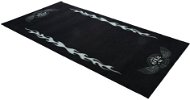 OXFORD textilný koberec pod motocykel FLAME L sivá/čierna, rozmer 200 × 100 cm, spĺňa predpisy FIM - Koberec pod motorku