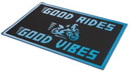 OXFORD door mat GOOD VIBES blue/black, size 90 x 60 cm - Doormat