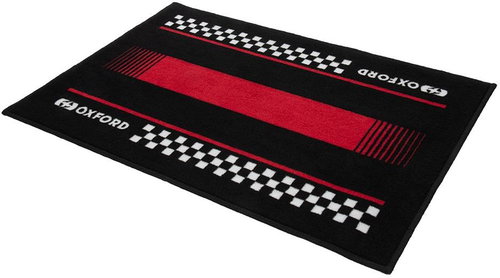 OXFORD door mat PITLANE RED red/black, size 90 x 60 cm - Doormat - Main image