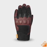 Racer Ronin, černá/červená burgundy, velikost L - Rukavice na motorku