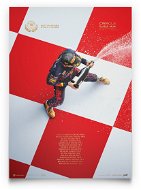 Red Bull Max V WChamp Design Print - Plakát