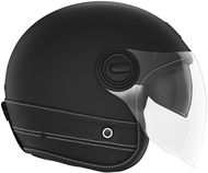 NOX PREMIUM Heritage 2024, černá kůže, velikost L - Scooter Helmet