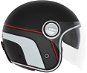 NOX PREMIUM Heritage 2024, černá matná, červená, bílá - Scooter Helmet
