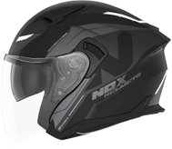 NOX N130 Klint 2024, black matt, white - Motorbike Helmet