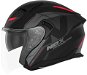NOX N130 Klint 2024, černá matná, červená - Motorbike Helmet
