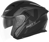 NOX N130 Klint 2024, matte black, titanium, size L - Motorbike Helmet