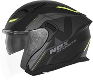 NOX N130 Klint 2024, černá matná, žlutá, velikost L - Motorbike Helmet