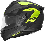 NOX N304S Carver 2024, matte black, yellow, size XL - Motorbike Helmet