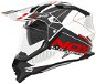NOX N312 Drone 2024, bílá, černá, červená - Motorbike Helmet
