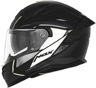 NOX N401 Xeno 2024, černá matná, bílá, velikost L - Motorbike Helmet
