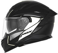 NOX N401 Xeno 2024, matte black, white, size S - Motorbike Helmet