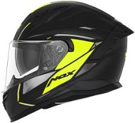 NOX N401 Xeno 2024, černá matná, neon žlutá - Motorbike Helmet