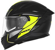 NOX N401 Xeno 2024, matte black, neon yellow, size M - Motorbike Helmet