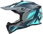 NOX N633 2024, neon modrá, šedá - Motorbike Helmet