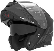NOX N967 Synchro 2024, matte black, white, size L - Motorbike Helmet