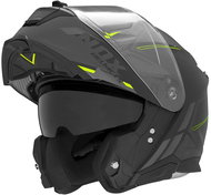 NOX N967 Synchro 2024, matte black, neon yellow, size XS - Motorbike Helmet