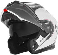 NOX N968 Tomak 2024, white, black, size S - Motorbike Helmet