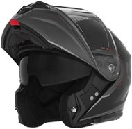 NOX N968 Tomak 2024, černá matná, červená, velikost L - Motorbike Helmet