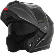 NOX N968 Tomak 2024, černá matná, neon žlutá, velikost L - Motorbike Helmet