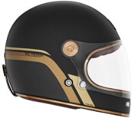 NOX PREMIUM Revenge 2024, černá matná, zlatá - Motorbike Helmet