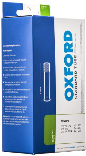OXFORD cyklo duše 12 × 1,75/2,1, auto ventilek - Tyre Tube - Main image