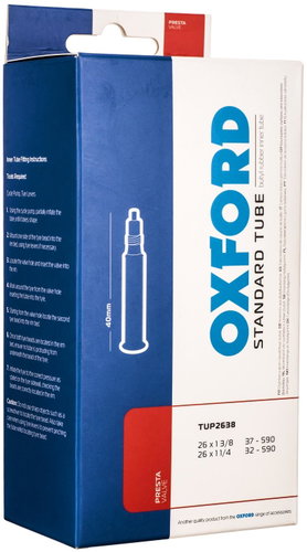 OXFORD cycling inner tube 26 × 1 and 3/8 to 1 and 1/4, galus valve - Tyre Tube - Main image
