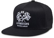 Alpinestars Double Check Flatbill Hat černá / bílá, vel. S / M - Baseball sapka