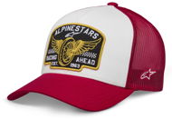 Alpinestars Heritage Patch Trucker bílá / červená - Kšiltovka