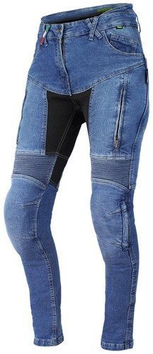 Cappa Racing Women's Mugello Kevlar jeans blue 28/32, XS - Motorcycle Trousers - Main image