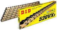 D.I.D Chain VX série X-Kroužkový řetěz 520VX3 110 L zlatý/černý - Řetěz na motorku