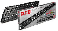 D. I. D Chain ZVM-X X-Series X-Ring Chain 525ZVM-X2 124 L Black/Black - Motorcycle Chain