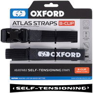 OXFORD Atlas B-Clip luggage straps, 2 pcs, 26 mm × 2 m, grey - Strap